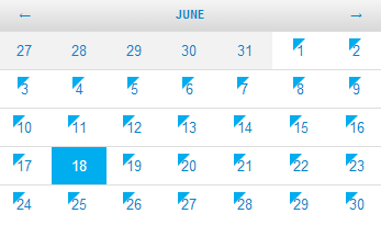 Calendar summary screenshot