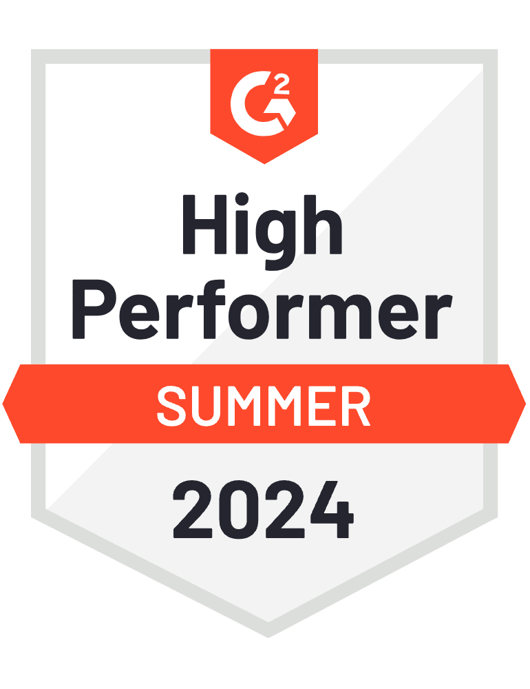 G2 high performer badge